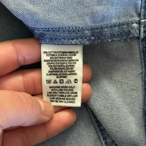 Free People Womens Blue Denim Side Button Mini Skirt Medium Wash Size 2‎ thumbnail 6