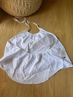 Lovers + Friends White Ruched Halter Top thumbnail 2
