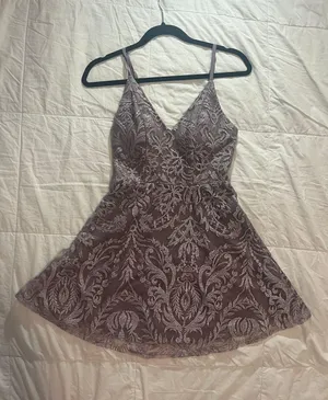 Speechless Purple hoco dress thumbnail 1