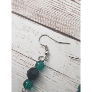 Vintage Earrings For Pierced Ears Beaded Dangle thumbnail 5