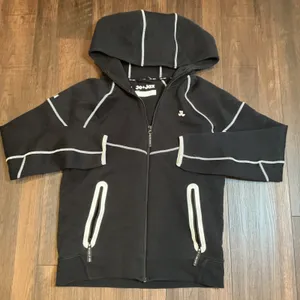 Jo+Jax Empowered Dance Academy Zip Hoodie Black Contrast Stitch Large Activewear thumbnail 1