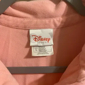 VTG Womens Pink Coral Eeyore Disney Store Long Sleeve Polo‎ Size Large thumbnail 3