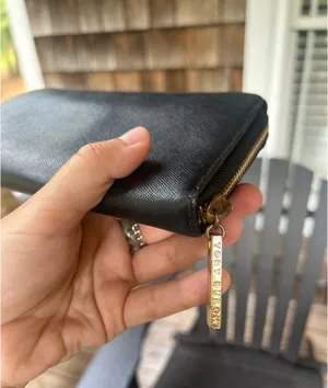 Tory Burch Leather Wallet Black thumbnail 7