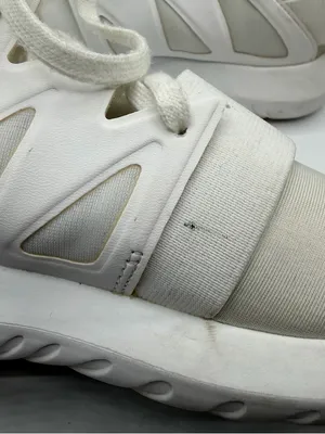Adidas Tubular Viral Triple White S75583 Women’s 6.5 Y2K Sneakers thumbnail 6