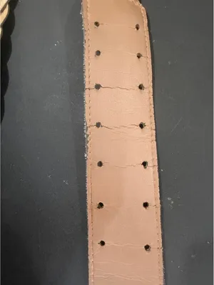 Brazilian Light Brown Braided buckle belt thumbnail 4