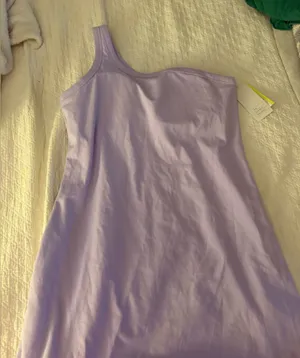 Lavender Sleeveless Dress Purple Size M thumbnail 1