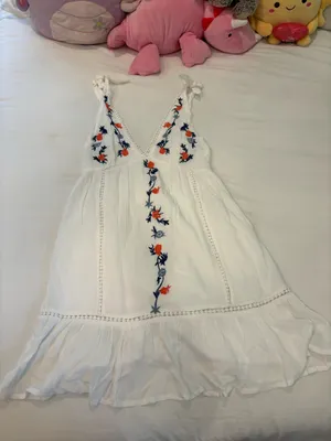 Jessica Simpson White Embroidered Dress Mini thumbnail 2