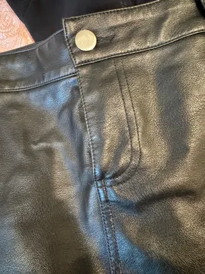 Edikted Low Rise Faux Leather Micro Mini Skirt 10 M Black thumbnail 5