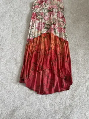 Angie High Low Dress Womens L Pink Festival‎ Brunch Resort Coastal Cruise Beach thumbnail 11