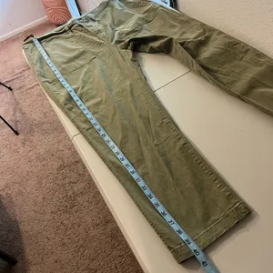 Madewell Griff Tapered Fatigue Green Cropped Cargo Pants Size 34 thumbnail 7