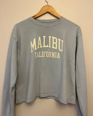 /John Galt Malibu California Blue Sweatshirt thumbnail 1