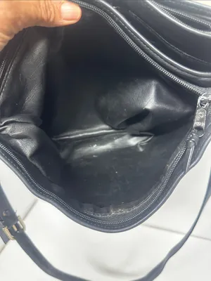 Classic Black Leather Crossbody Bag thumbnail 7