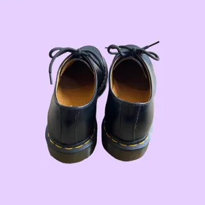 Deadstock Dr. Martens 11837 Chunky Grunge Black Leather Oxford Shoes 🔥 thumbnail 5