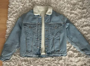John Galt Sherpa Lined Denim Jacket thumbnail 1