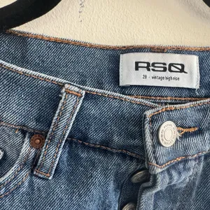 RSQ Vintage High Rise Blue Denim Shorts thumbnail 6
