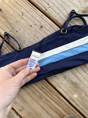 NWOT L*Space Rebel colorblock bikini top thumbnail 4