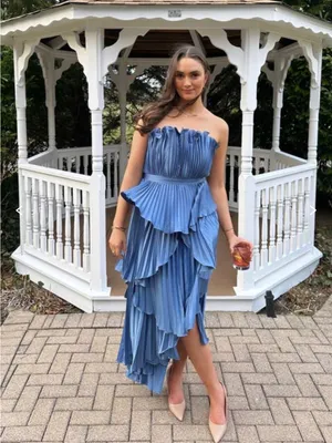 AMUR Janey Gown Blue Size 0 thumbnail 2