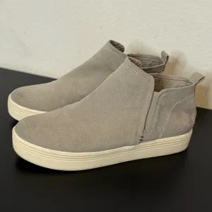 Dolce Vita High Top Platform Sneakers Ankle Bootie Womens 10 Gray Faux Suede thumbnail 10