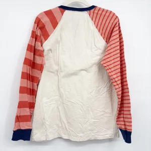Laika Womens Coraline Embroidered Stars Striped Raglan Baseball Tee Size L thumbnail 7
