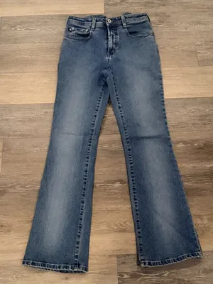 Express Women's Jeans Stretch Flare Size 7 / 8 Regular thumbnail 1
