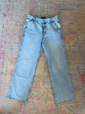 Light Wash 90s Baggy Aeropostal Jeans thumbnail 1