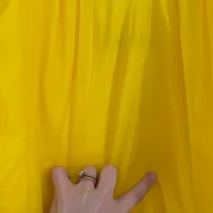 Alice + Olivia Dress Womens S Yellow Silk Cotton Tie Back Mini‎ Boho Luxury thumbnail 5