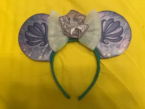 Disney Parks Princess Ariel Light Weight Ears Headband The Little Mermaid thumbnail 1