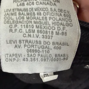 Levis 505 Straight Leg Jeans Womens 10 Long Black‎ Mid Stretch Classic Timeless thumbnail 16