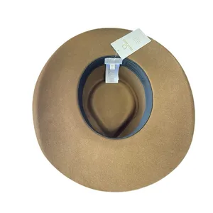 Brixton Marlow Rancher Hat Coffee SZ M NWT 100% Wool Felt Adjustable Flaw thumbnail 3
