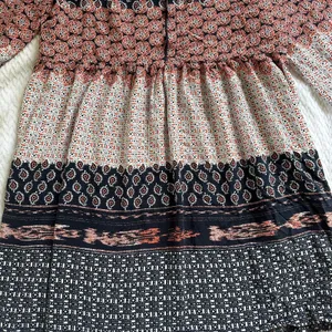 ZARA Basic Patchwork Dress Medium thumbnail 7