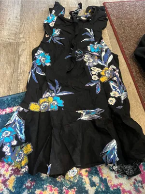 Free People Summer in Tulum linen floral Mini Dress small thumbnail 11