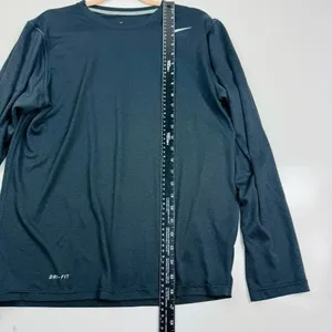 Nike Black‎ DriFit Long-Sleeve Running Top Medium thumbnail 4