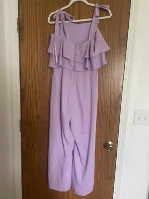 Gianni Bini Lavender Jumpsuit thumbnail 4