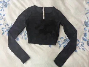 Lululemon black camo long sleeve  thumbnail 2