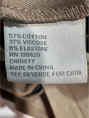 Carlisle New York Taupe Dress Pants Size 6 with Snap Cuffs thumbnail 10