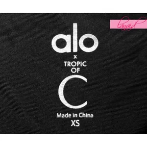 NEW Alo Tropic of C Cosmo One Piece Black Tie Straps Bodysuit Bikini Swimsuit XS thumbnail 9