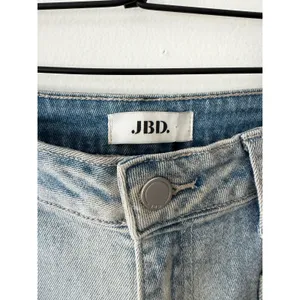 JBD Just Black Denim High Rise Patch Pocket Wide Leg Jeans Light Wash Womens 27 thumbnail 5