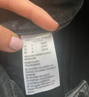 American Eagle Black Distressed Jeans thumbnail 5