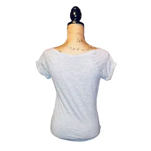 PINK - Victoria's Secret T-Shirt Sequin Logo Gray XS thumbnail 2