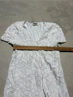 Show Me Your MuMu Palmer fleetwood White Crochet dress medium thumbnail 4