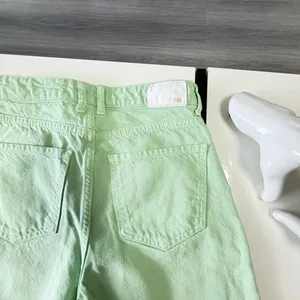 🌿 Not Your Average Blue Denim! 💚 Zara Mint Wide Leg Jeans (US 2 / EUR 34) thumbnail 10