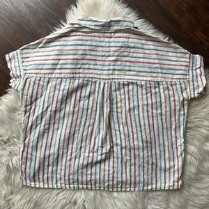 Park Popover Shirt in Rainbow Stripe thumbnail 8