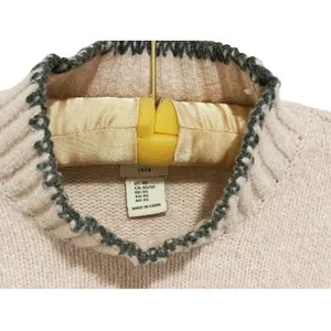 Joie Womens Mock Neck Sweater XS Beige Minimal Cozy Indie Granola Quiet Luxury thumbnail 7