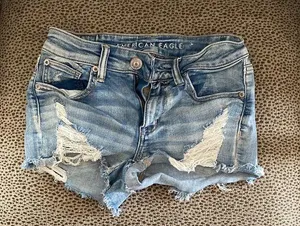 American eagle next level stretch jean shorts thumbnail 1