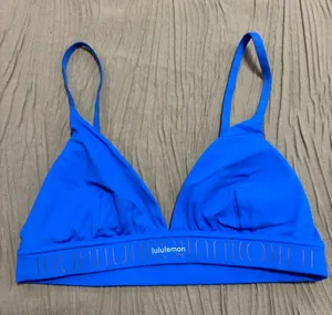 lululemon athletica Bright Blue Triangle Bralette thumbnail 1