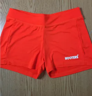 #6 New Women’s Hooters girl Uniform Shorts size medium thumbnail 2