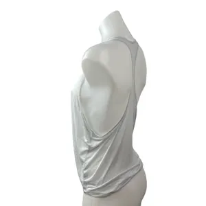 Alo Yoga White Scoop Neck Sleeveless Sports Athletic Activewear Tank Top Sz S/M thumbnail 3
