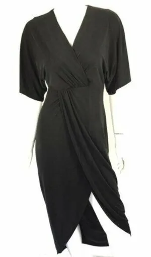 ASTR The Label Dress XS Gray Wrap Short Sleeve Cocktail Party thumbnail 1