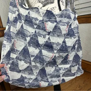 Free People | Gauzy Muslin Geometric Lightweight Tote Bag thumbnail 3