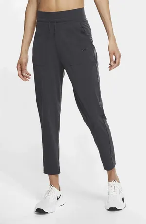 Womens Nike Flex Bliss Luxe 7/8 Training Pants Dark Smoke Gray thumbnail 1